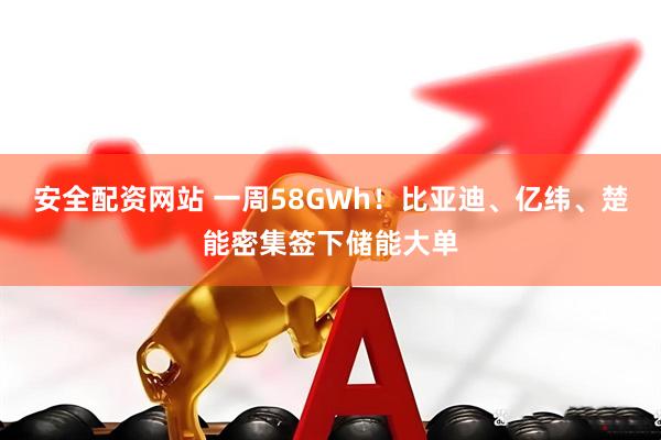 安全配资网站 一周58GWh！比亚迪、亿纬、楚能密集签下储能大单